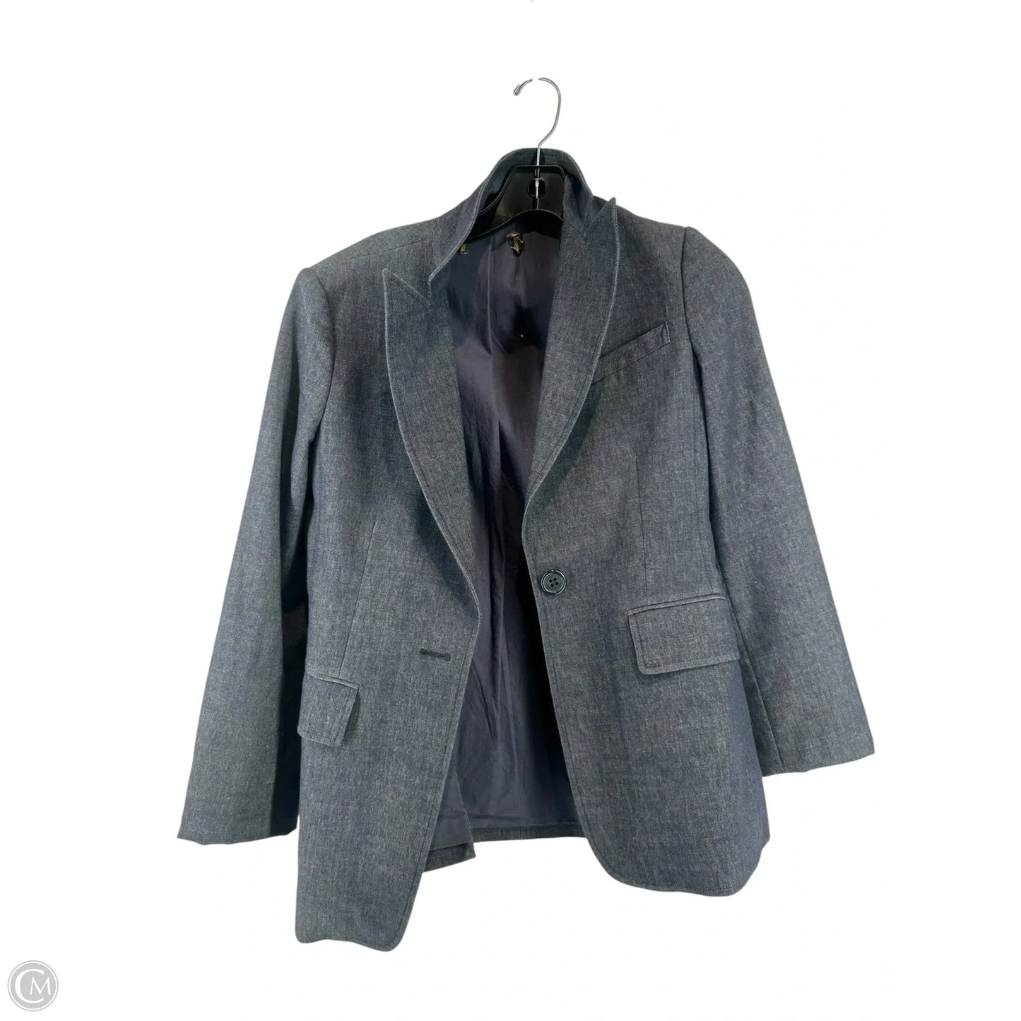 Blazer By Clothes Mentor In Navy, Size: S