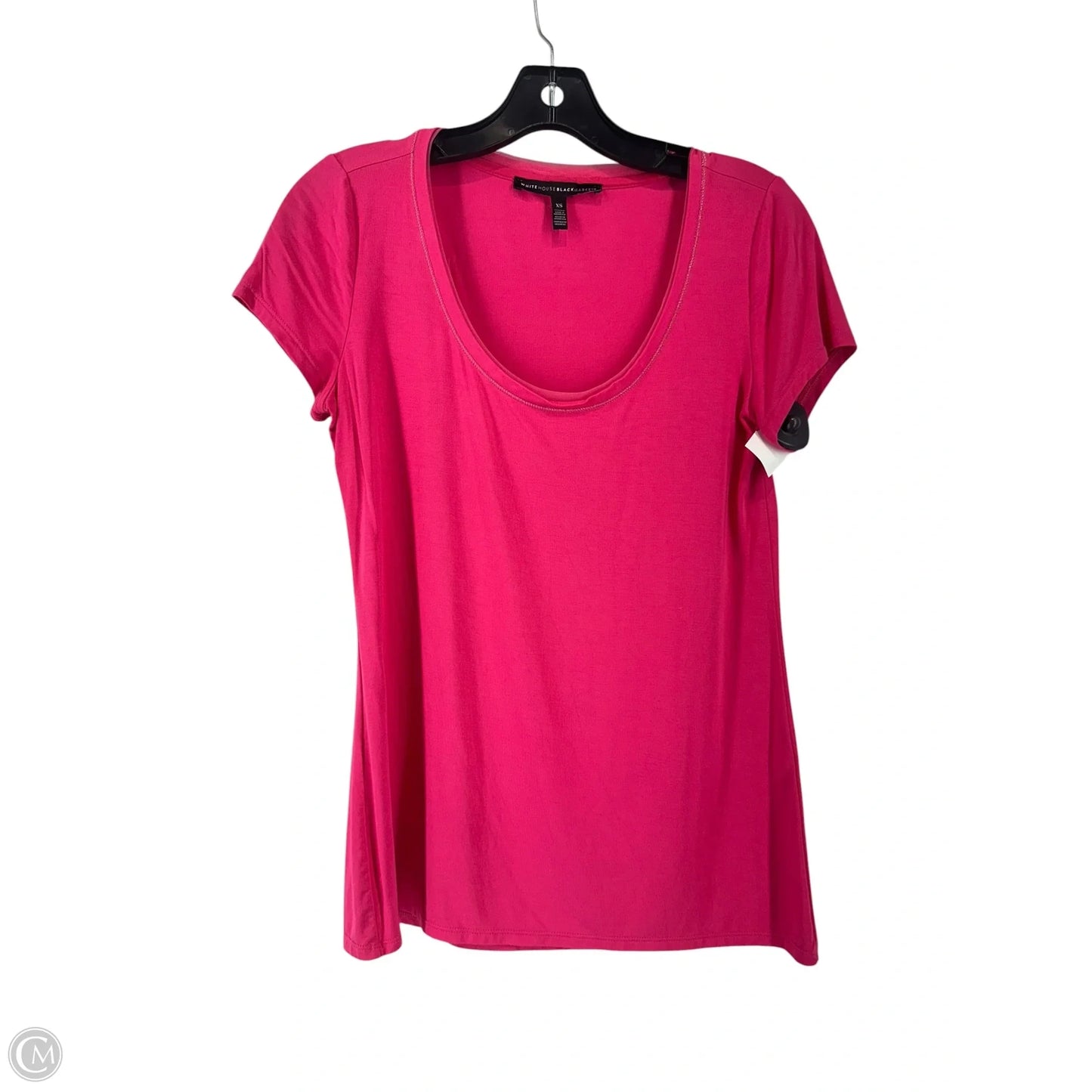 Top Short Sleeve By White House Black Market In Pink, Size: Xs