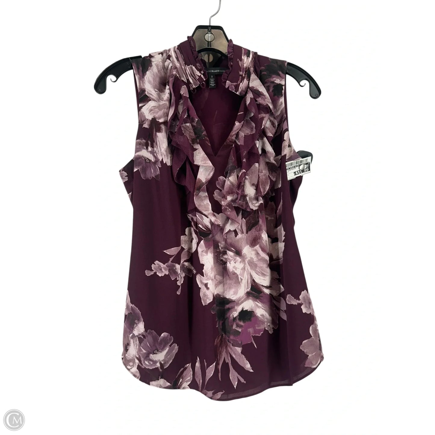 Top Sleeveless By White House Black Market In Purple, Size: 2