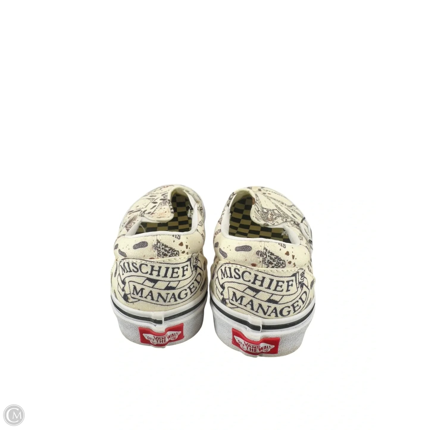Shoes Flats By Vans In Cream, Size: 7