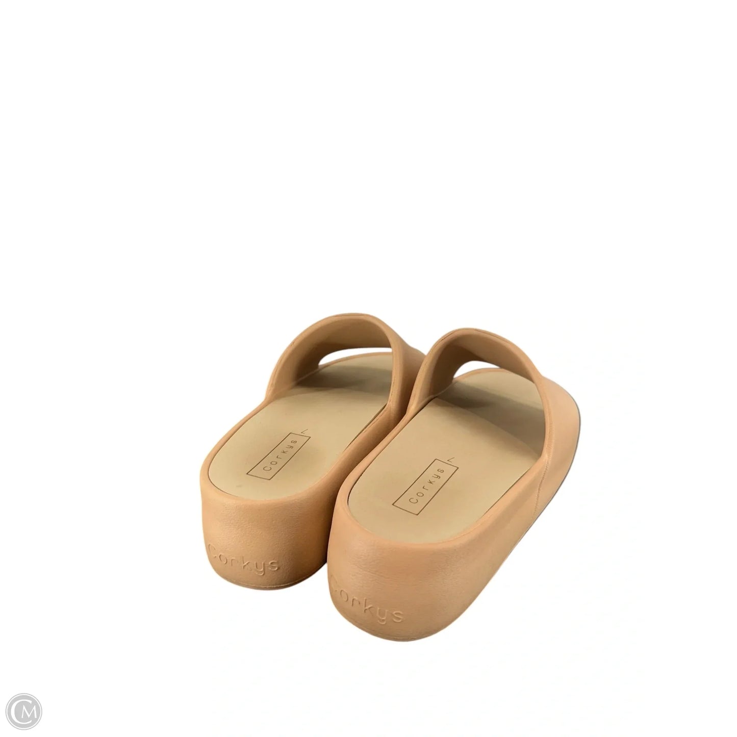 Sandals Heels Platform By Corkys In Tan, Size: 7