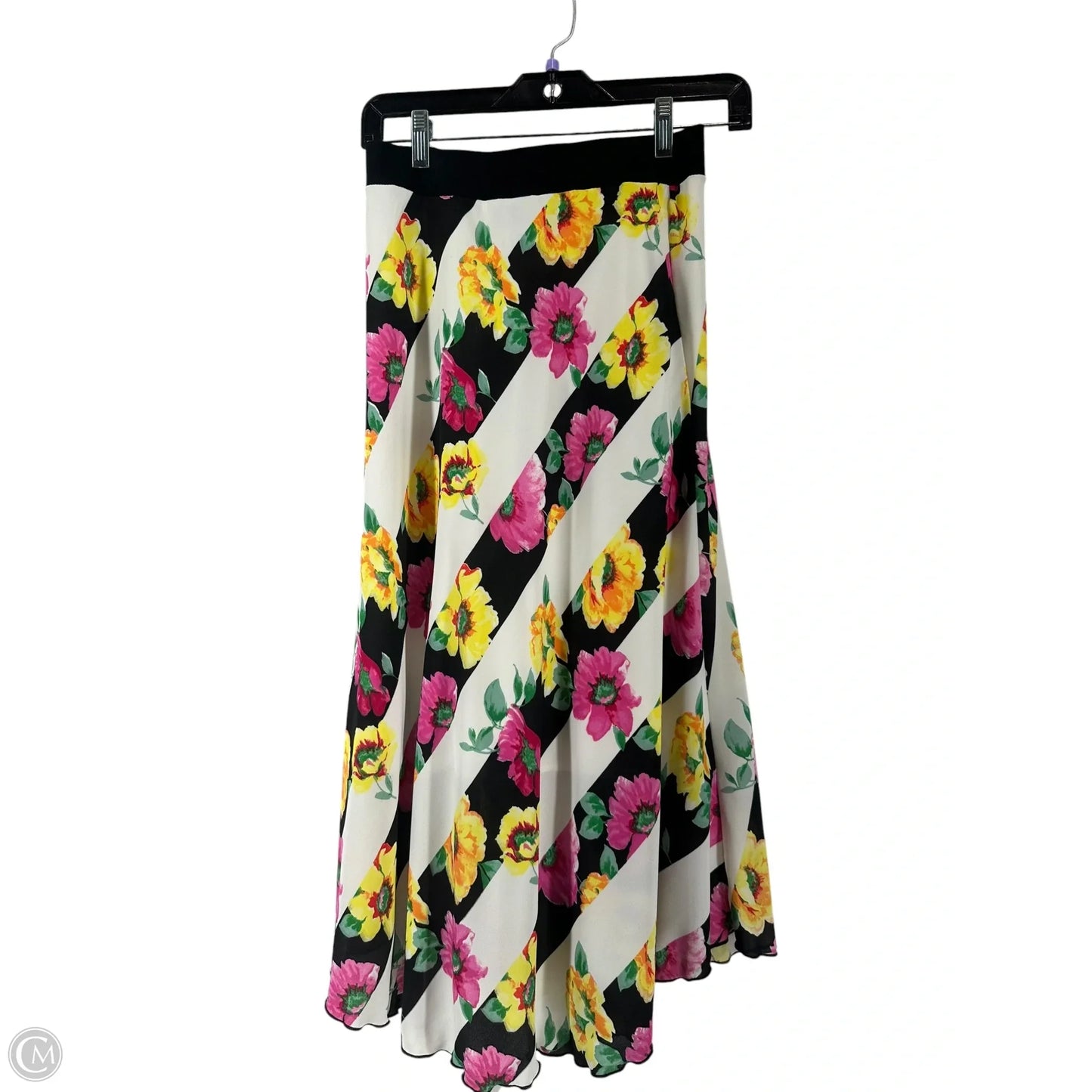 Skirt Midi By Lapis In Floral Print, Size: M