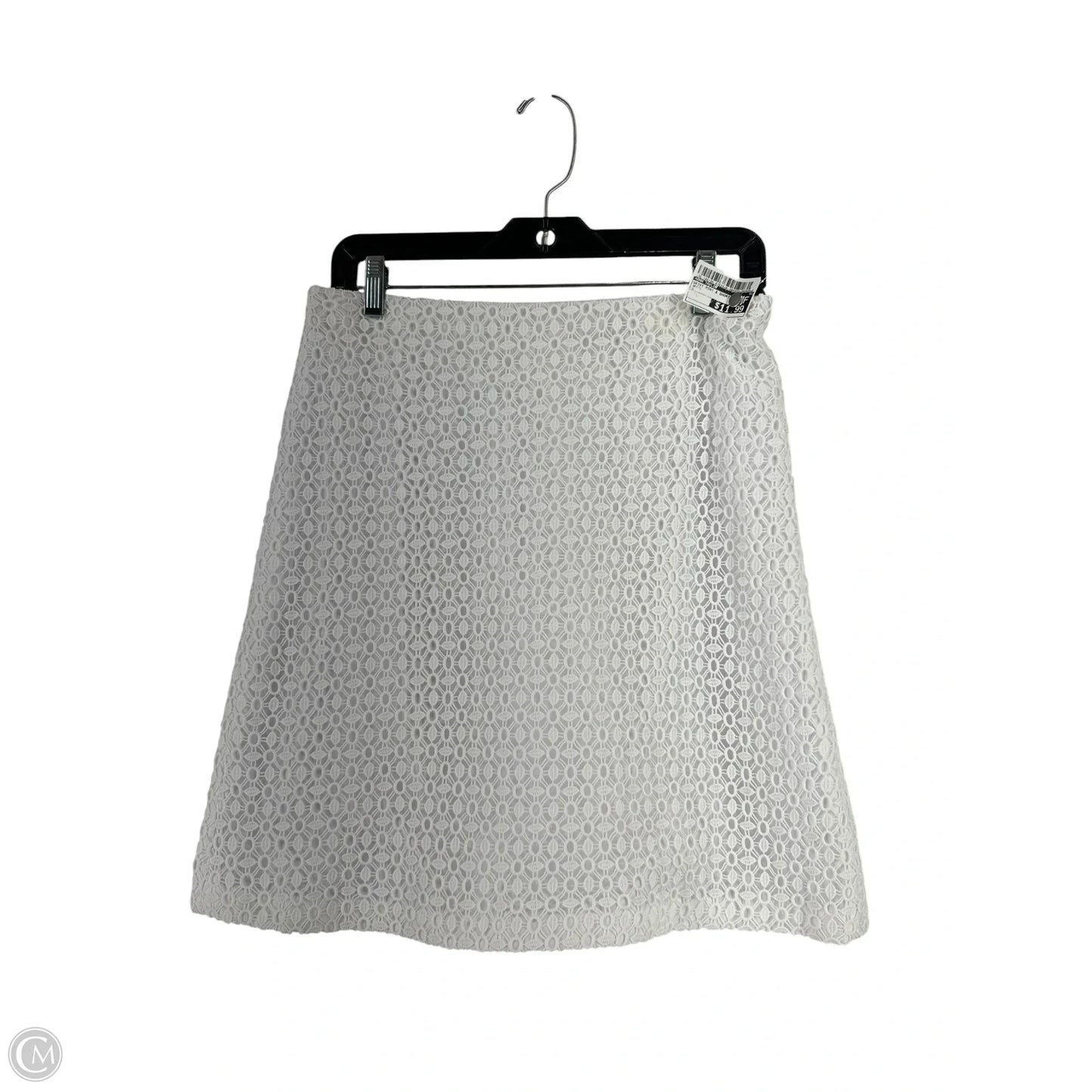 Skirt Mini & Short By Ann Taylor In White, Size: 6