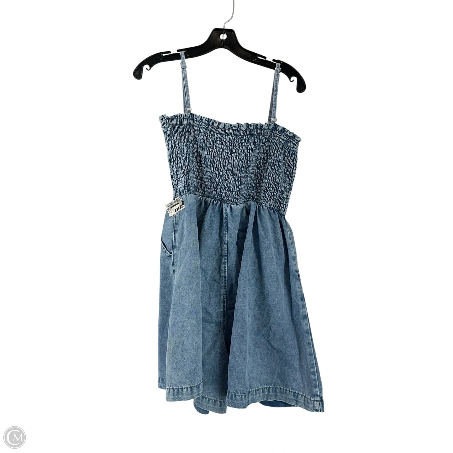 Romper By Shein In Blue Denim, Size: L