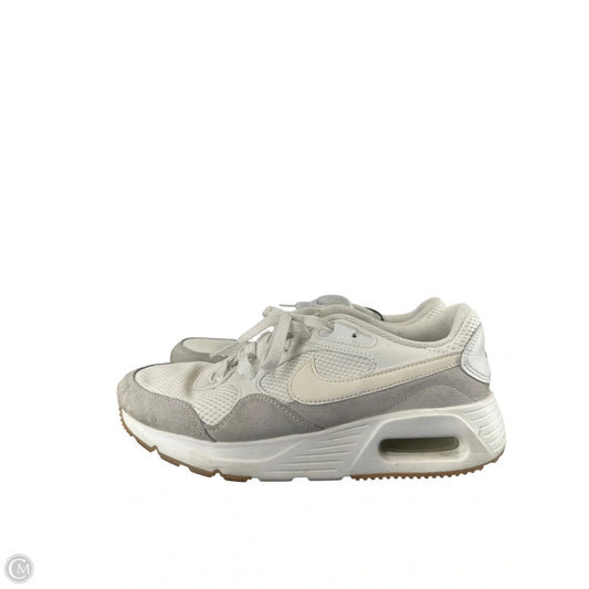 Shoes Sneakers By Nike In Grey & White, Size: 8