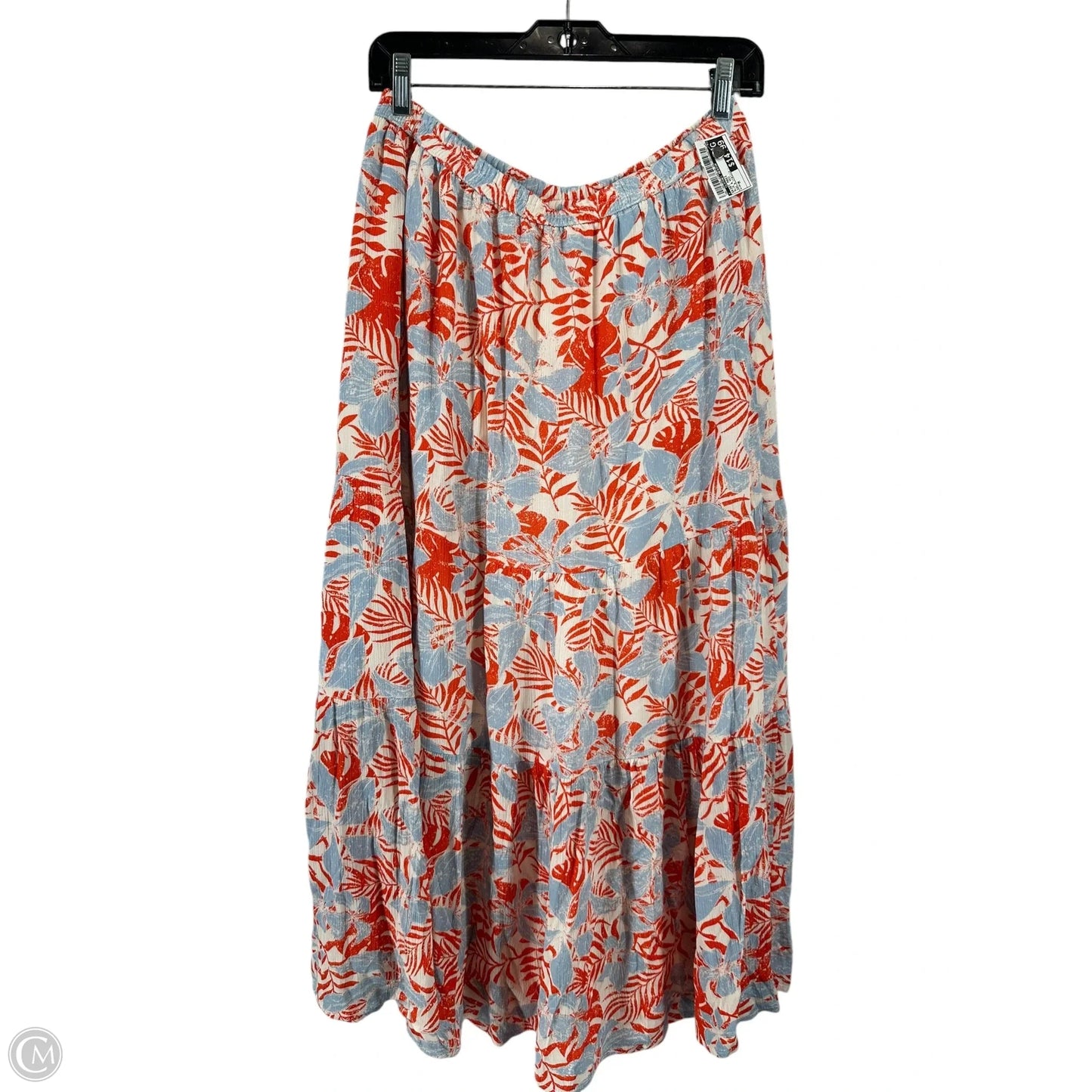 Skirt Maxi By Clothes Mentor In Blue & Red, Size: M