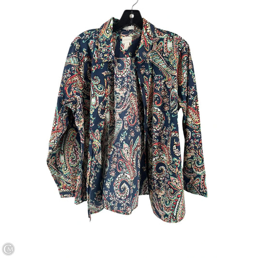 Top Long Sleeve By Chicos In Multi-colored, Size: 2