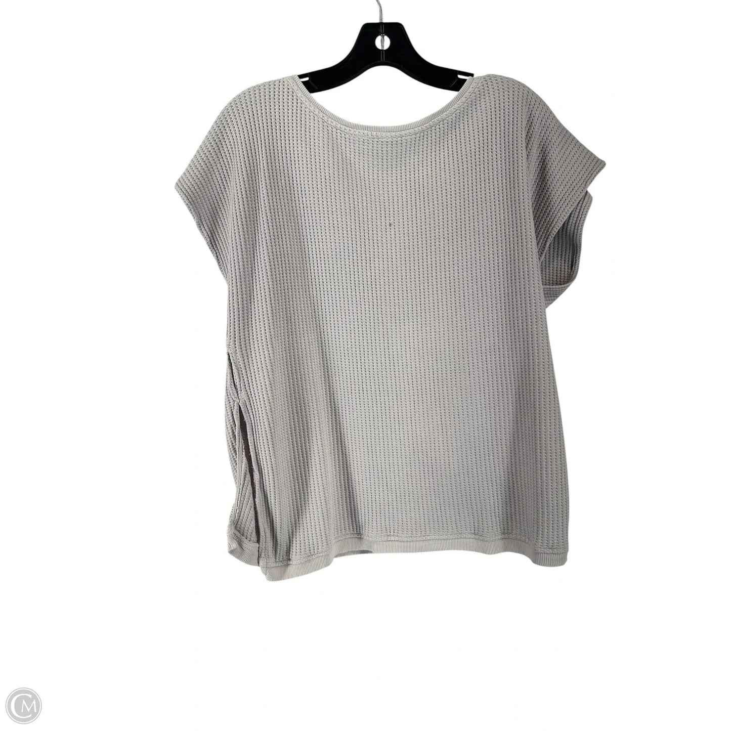 Top Short Sleeve By Free People In Grey, Size: Xs