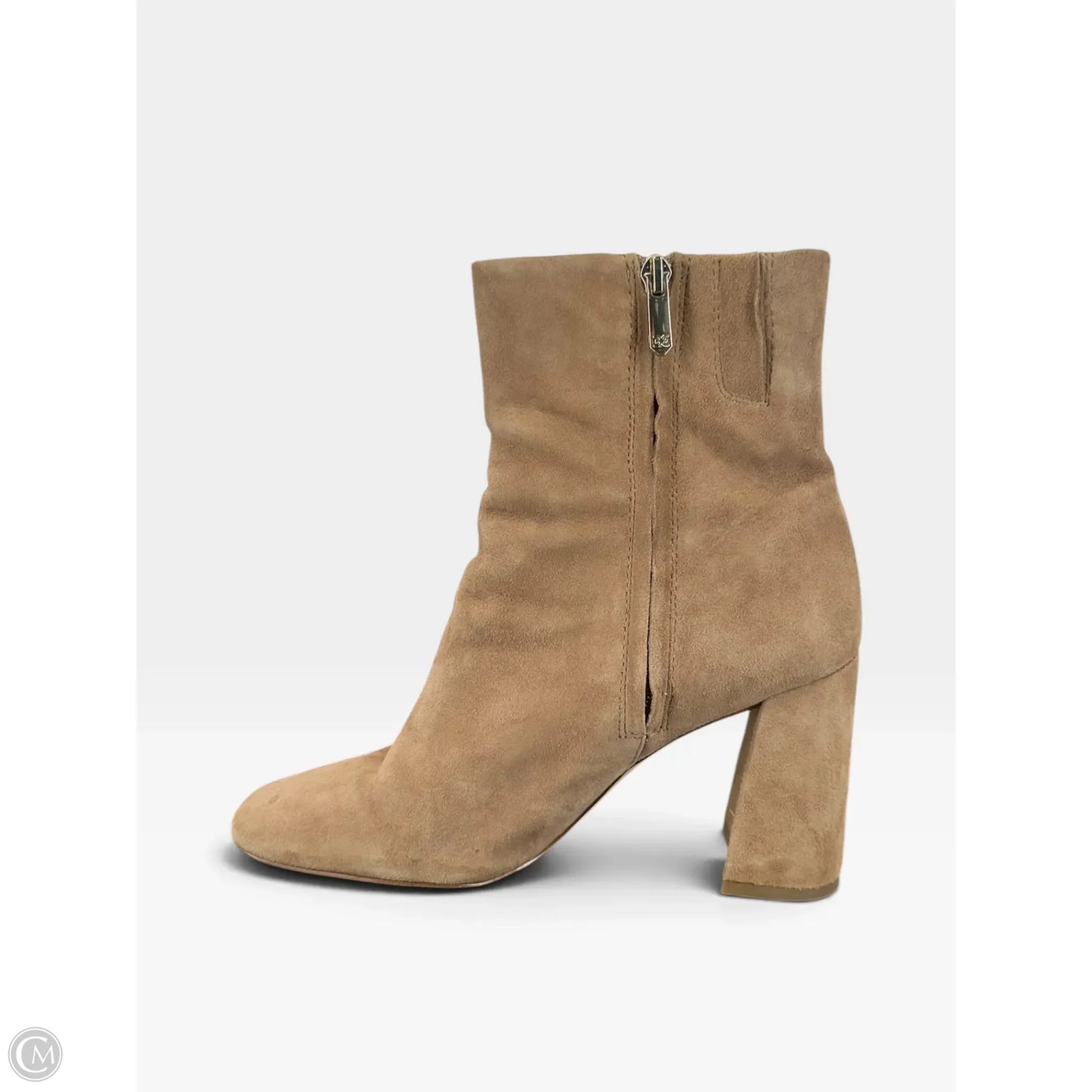 Boots Ankle Heels By Sam Edelman In Tan, Size: 9