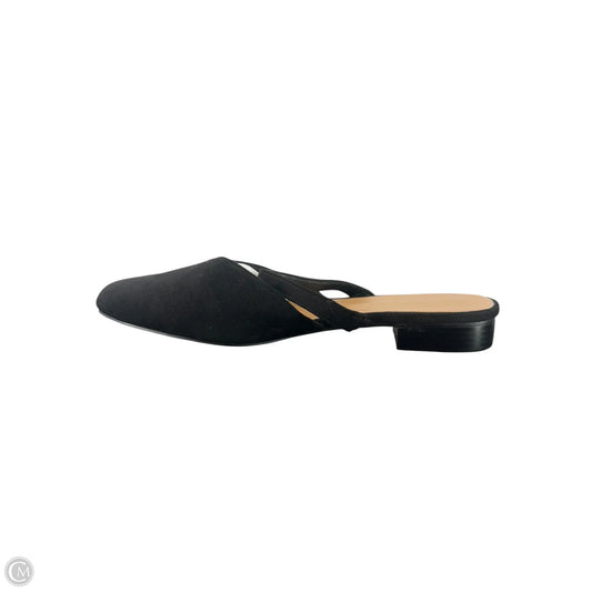 Shoes Flats By Clothes Mentor In Black, Size: 8.5