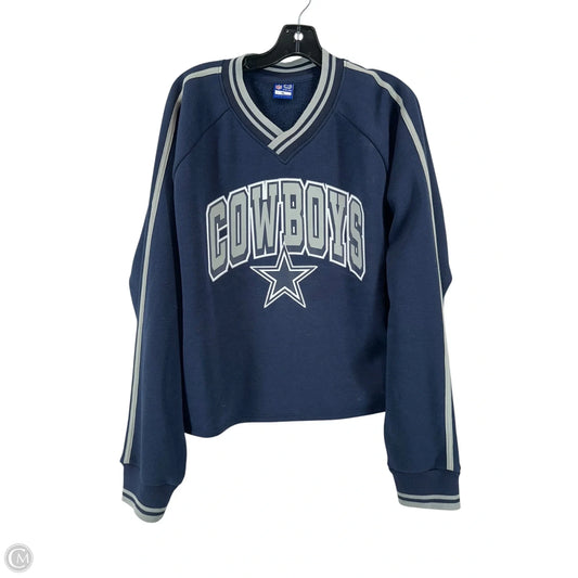 Sweatshirt Crewneck By Nfl In Navy, Size: Xl