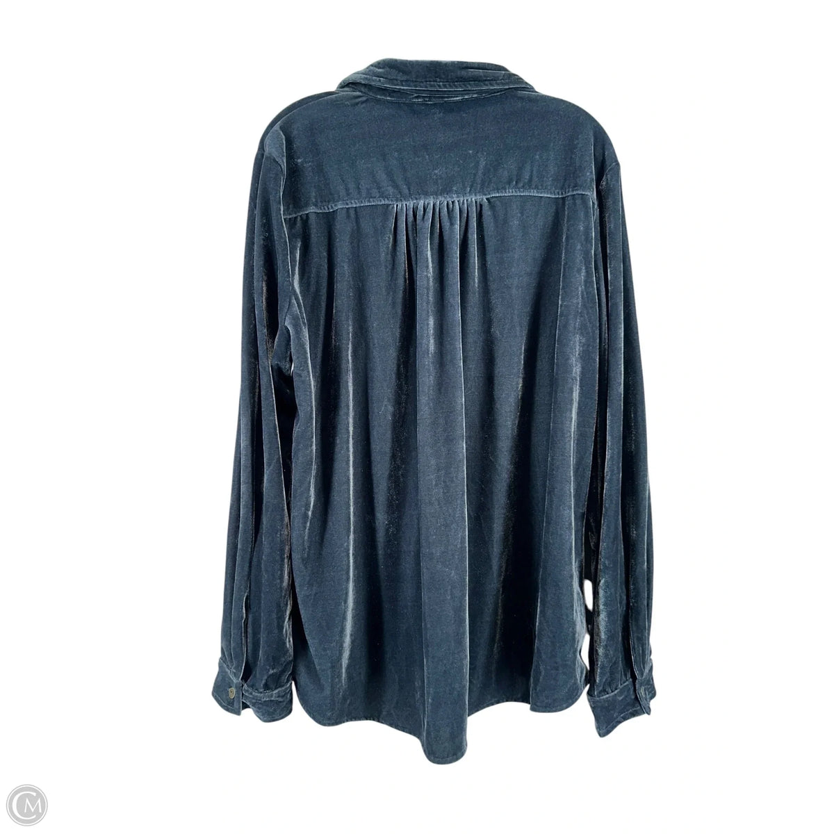 Jacket Shirt By Umgee In Blue, Size: 2x
