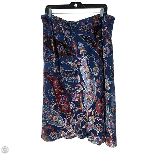 Skirt Mini & Short By Loft In Multi-colored, Size: 8