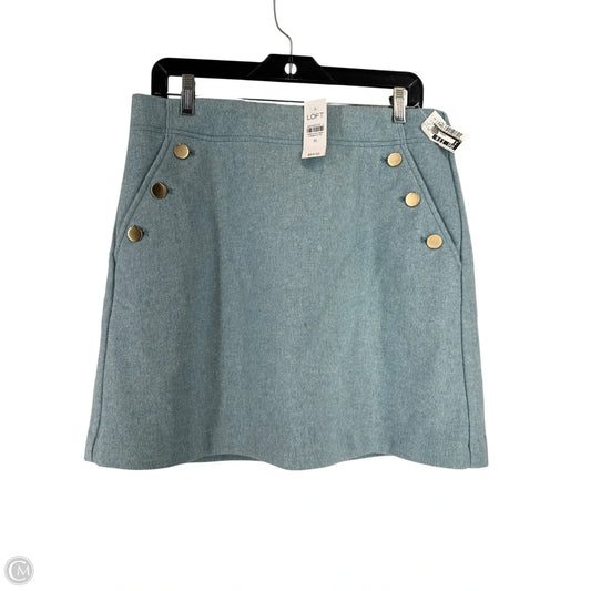 Skirt Mini & Short By Loft In Teal, Size: 10
