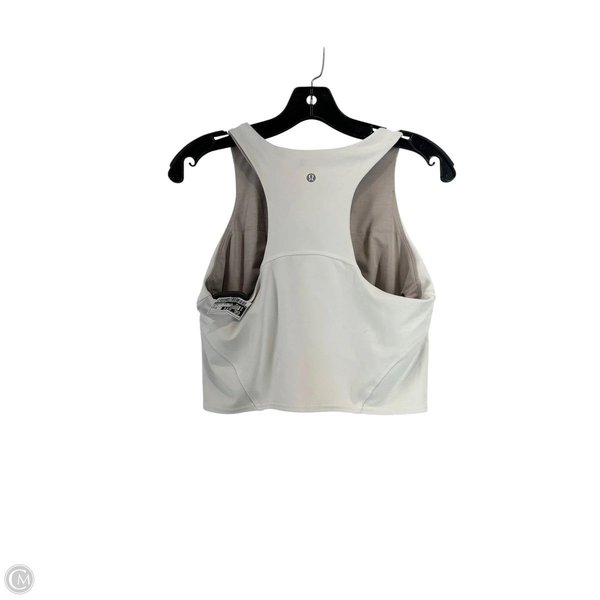 Athletic Tank Top By Lululemon In White, Size: 10
