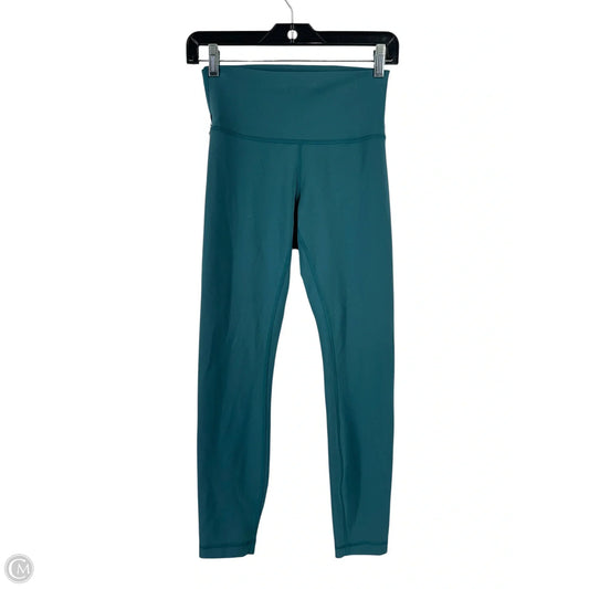 Athletic Leggings By Lululemon In Green, Size: 6