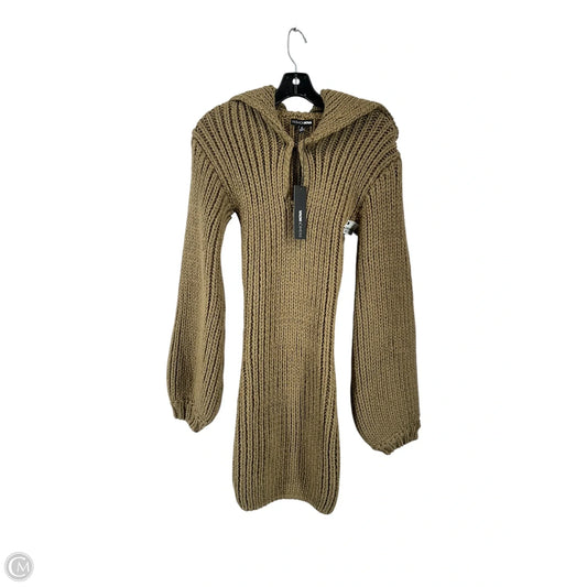 Dress Sweater By Fashion Nova In Brown, Size: S