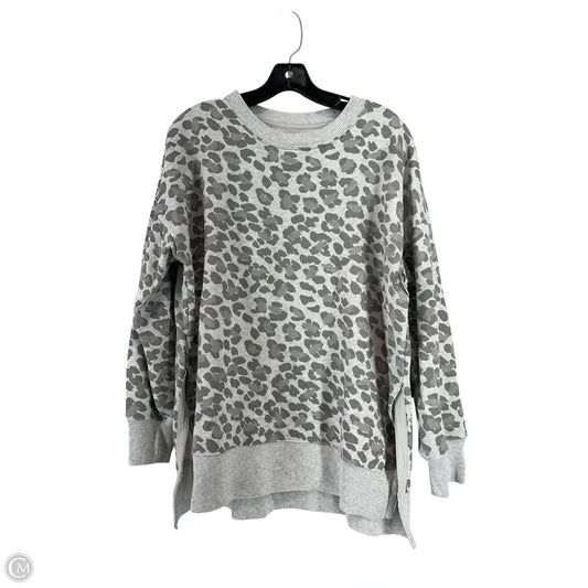 Sweatshirt Crewneck By Aerie In Grey, Size: M