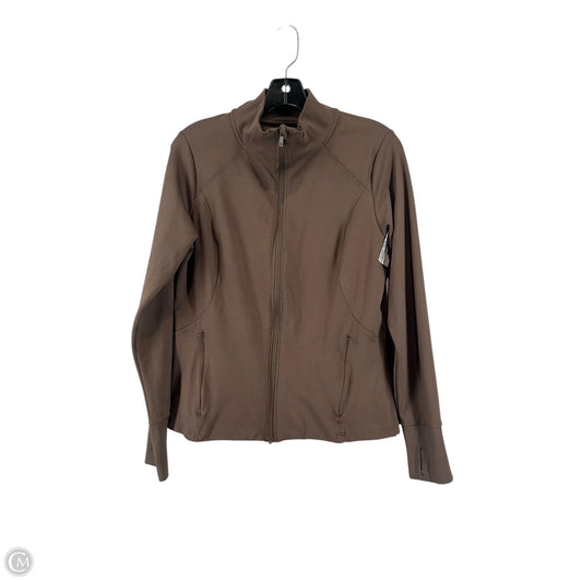 Athletic Jacket By All In Motion In Brown, Size: M