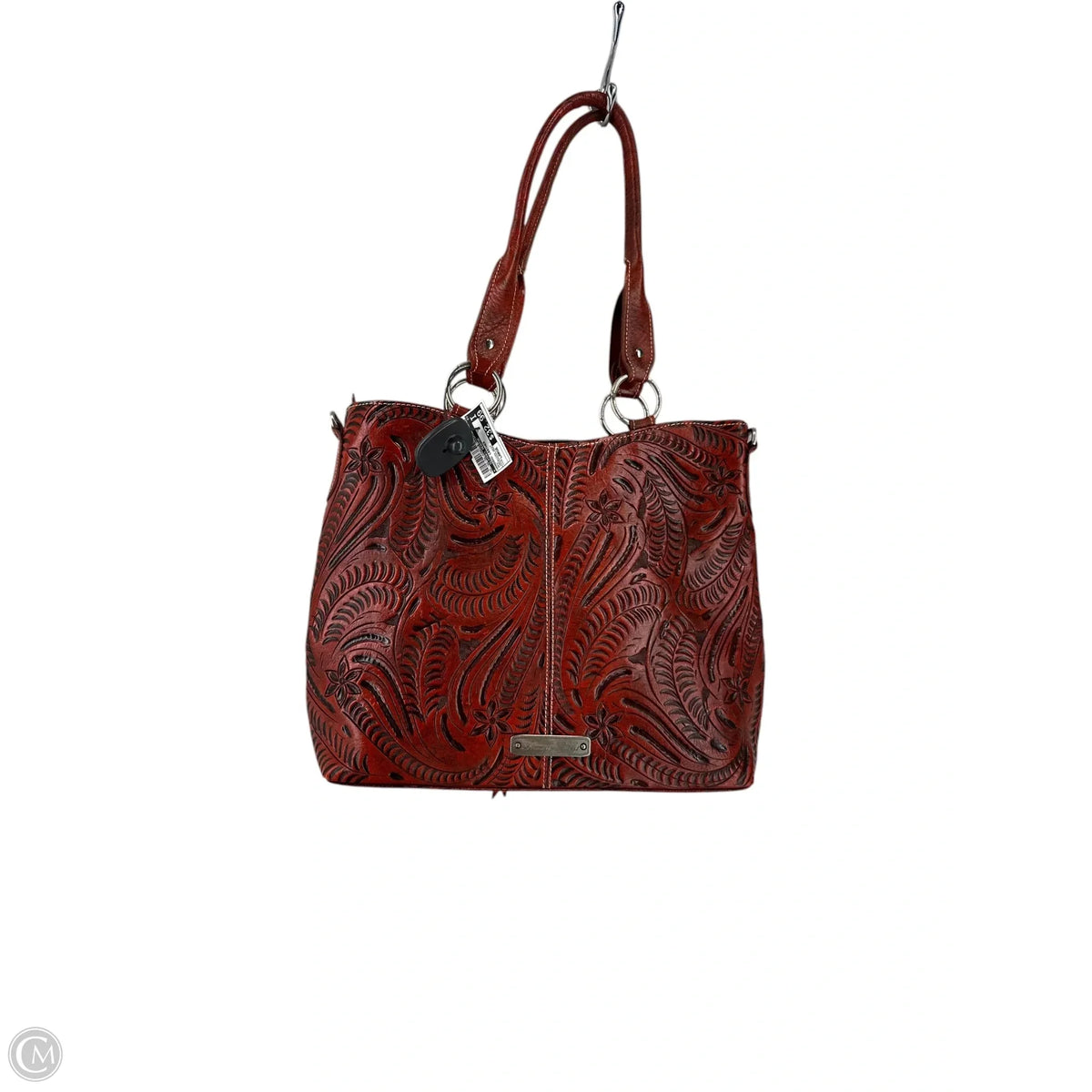 Handbag Leather By Clothes Mentor, Size: Large