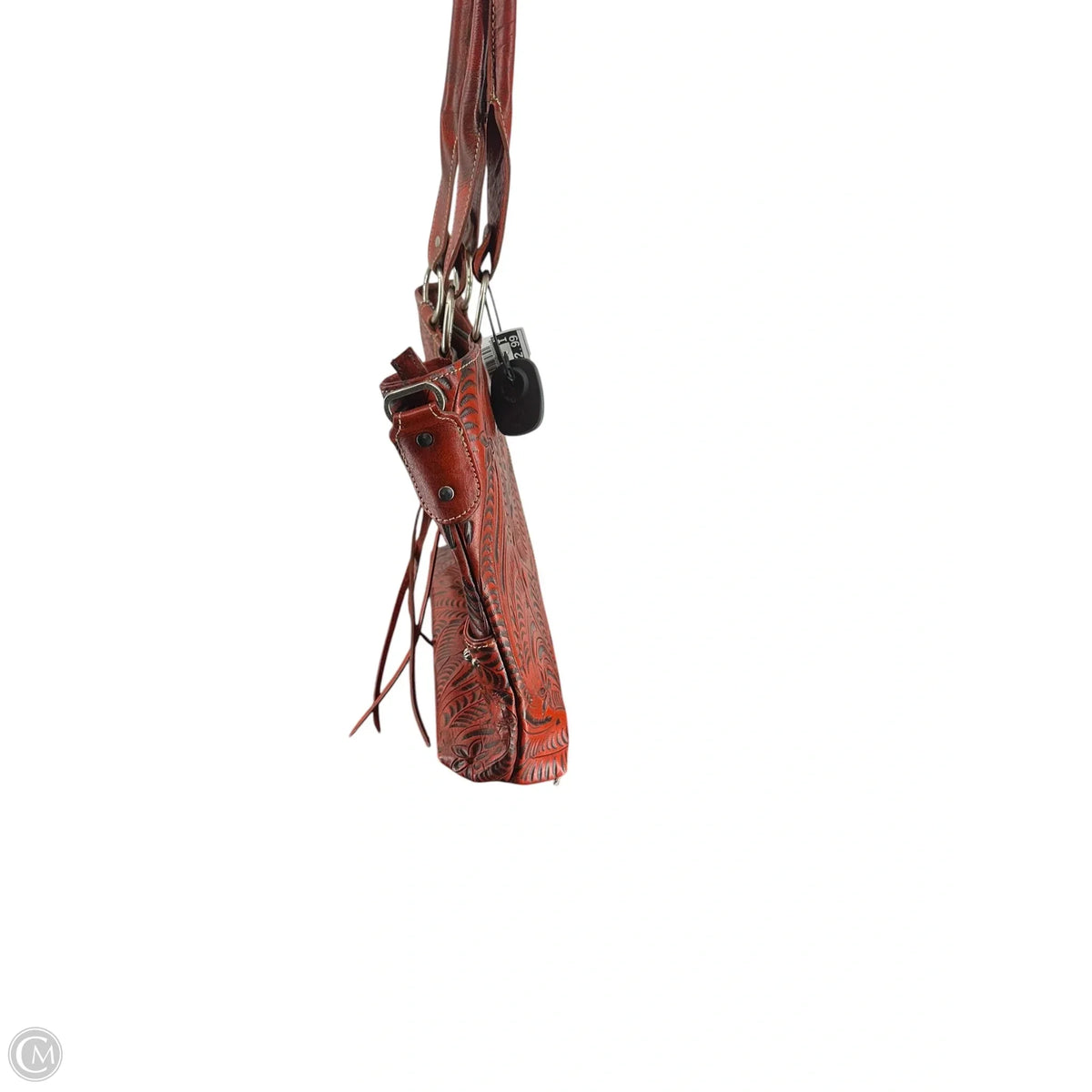 Handbag Leather By Clothes Mentor, Size: Large