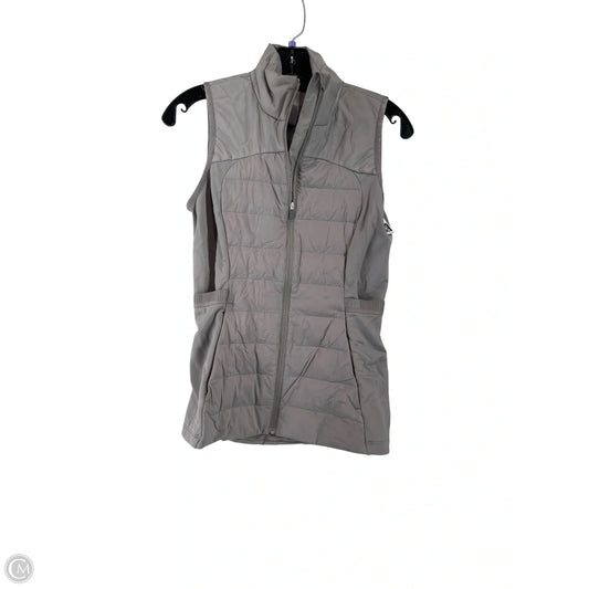 Vest Puffer & Quilted By Lululemon In Grey, Size: 4