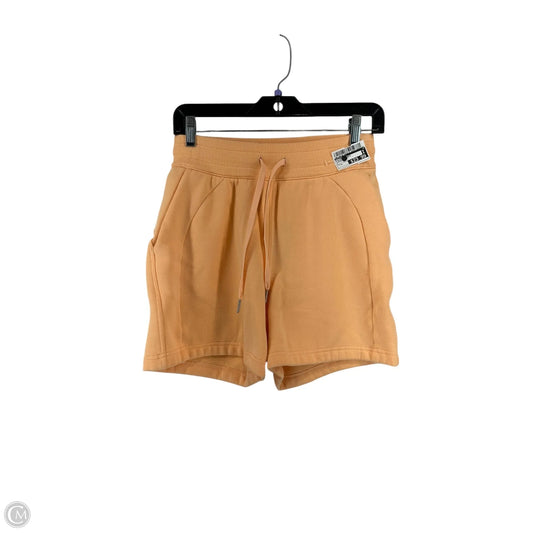 Athletic Shorts By Lululemon In Orange, Size: 4