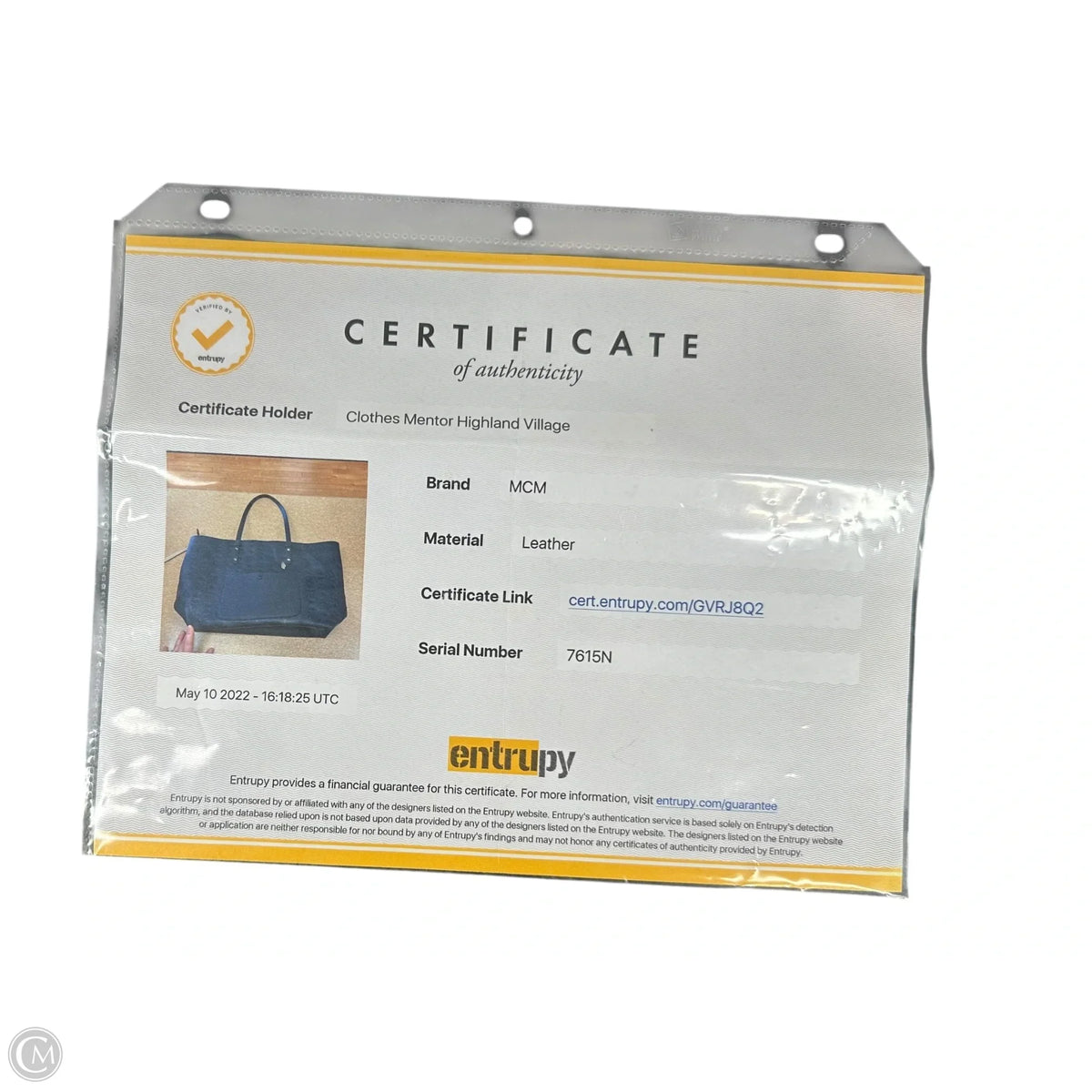 Handbag Luxury Designer By Mcm, Size: Large
