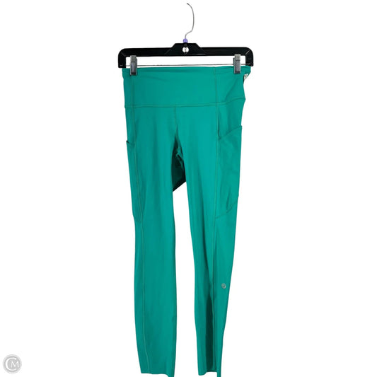 Athletic Leggings By Lululemon In Green, Size: 6