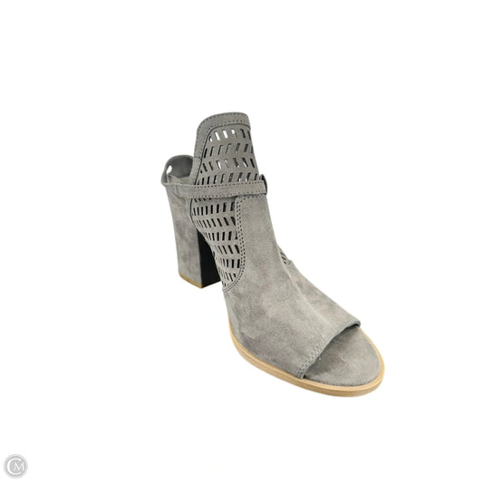 Sandals Heels Block By American Eagle In Grey, Size: 8.5