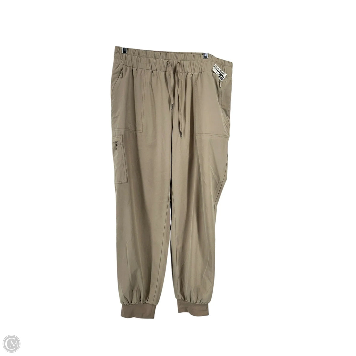 Athletic Pants By Chicos In Tan, Size: 2