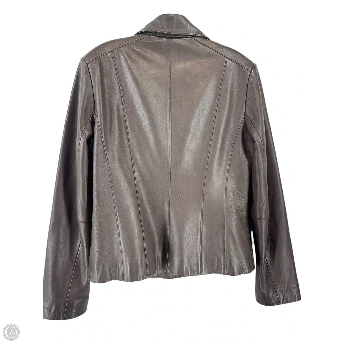 Jacket Leather By Sonoma In Brown, Size: S