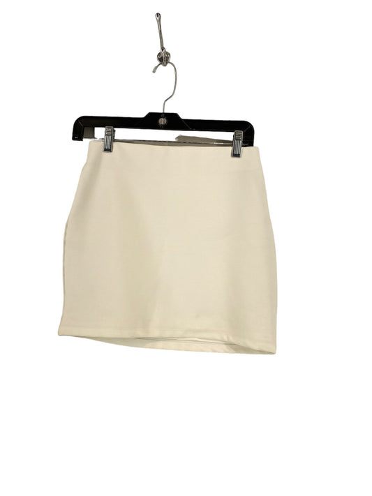 White Skirt Mini & Short Zara, Size S