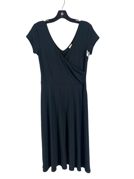 Black Dress Casual Midi Merona, Size S