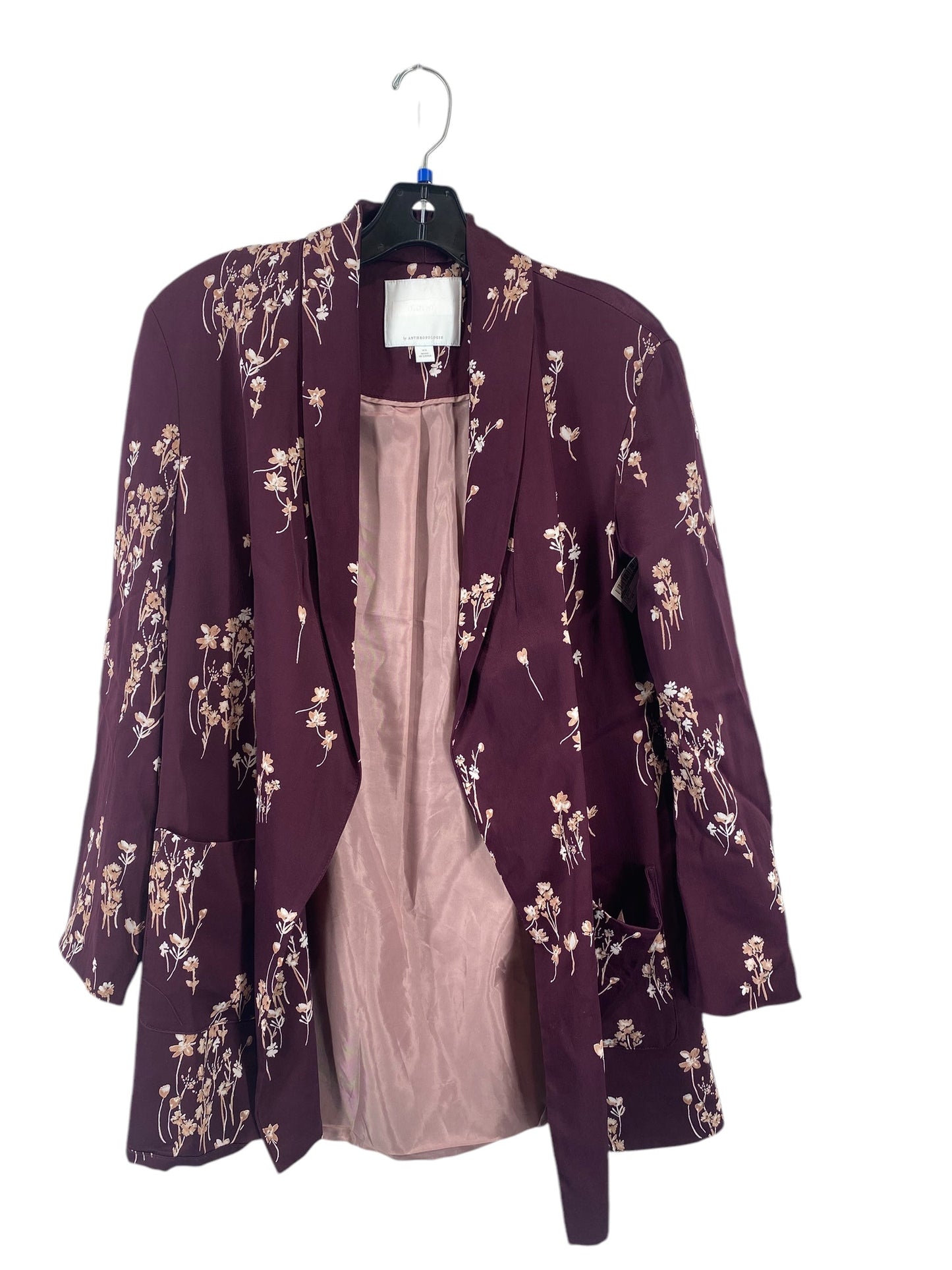 Blazer By Anthropologie In Purple, Size: Xs