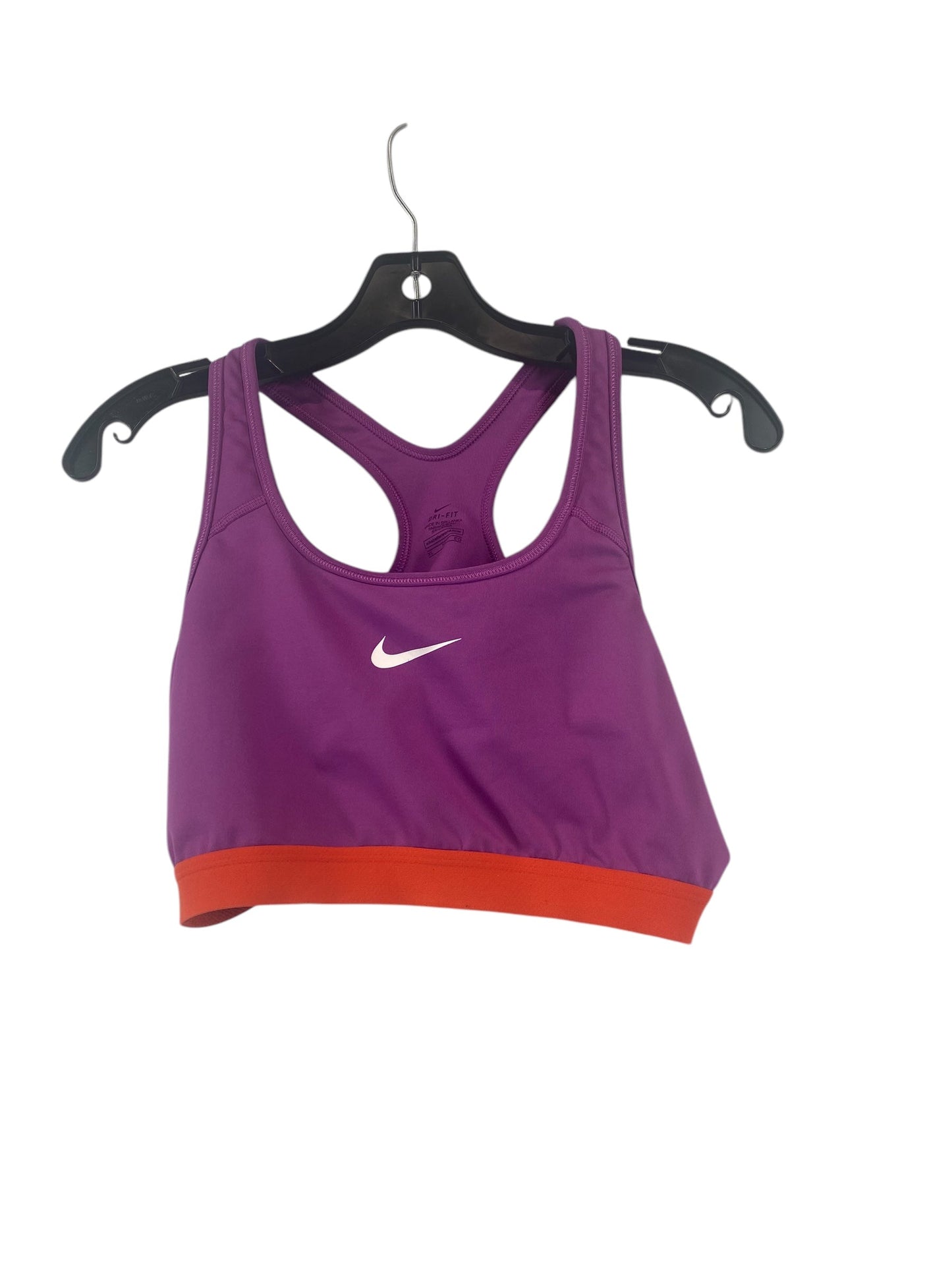 Athletic Bra By Nike In Purple, Size: Xl