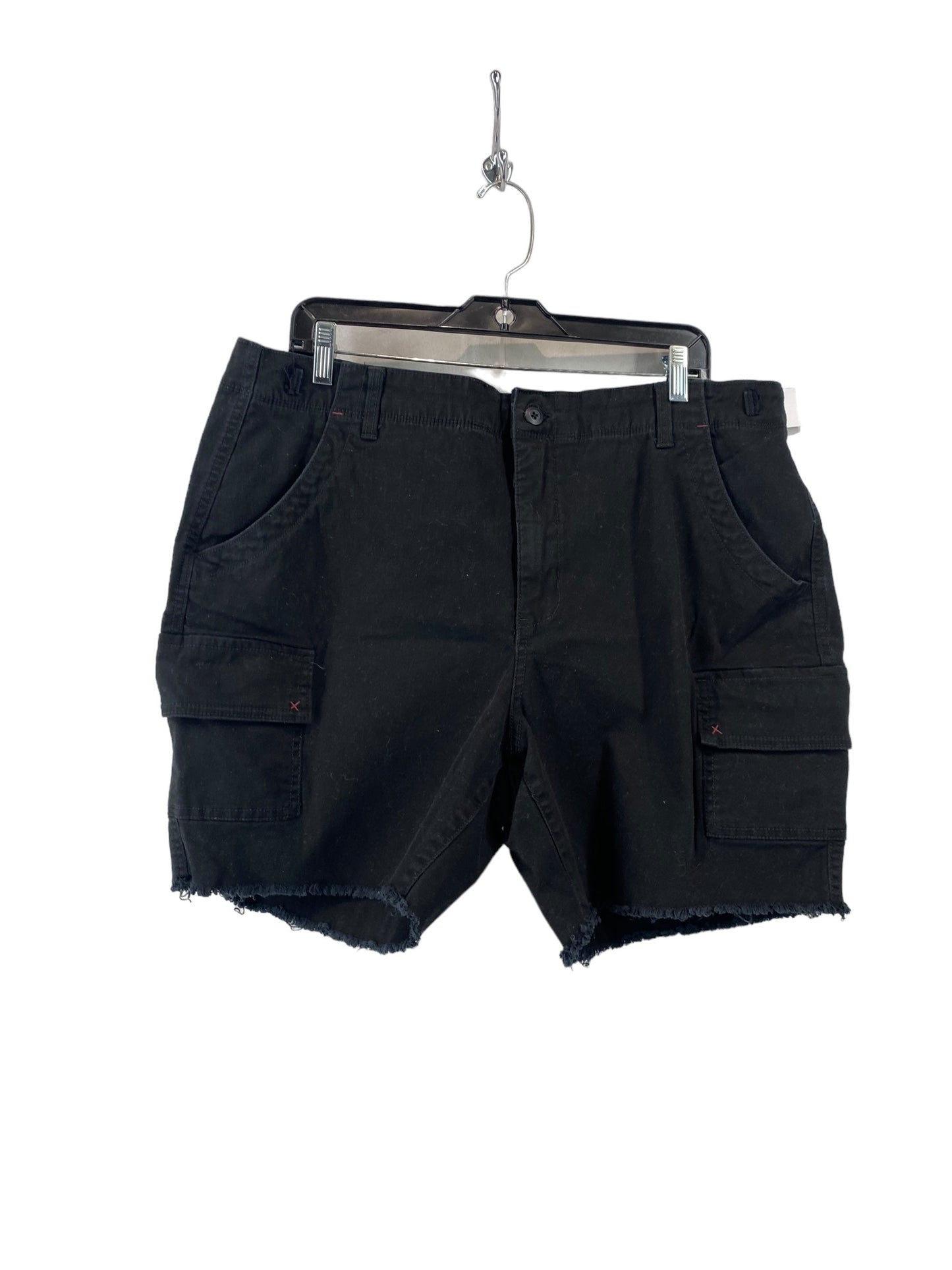 Black Denim Shorts Terra & Sky, Size 18