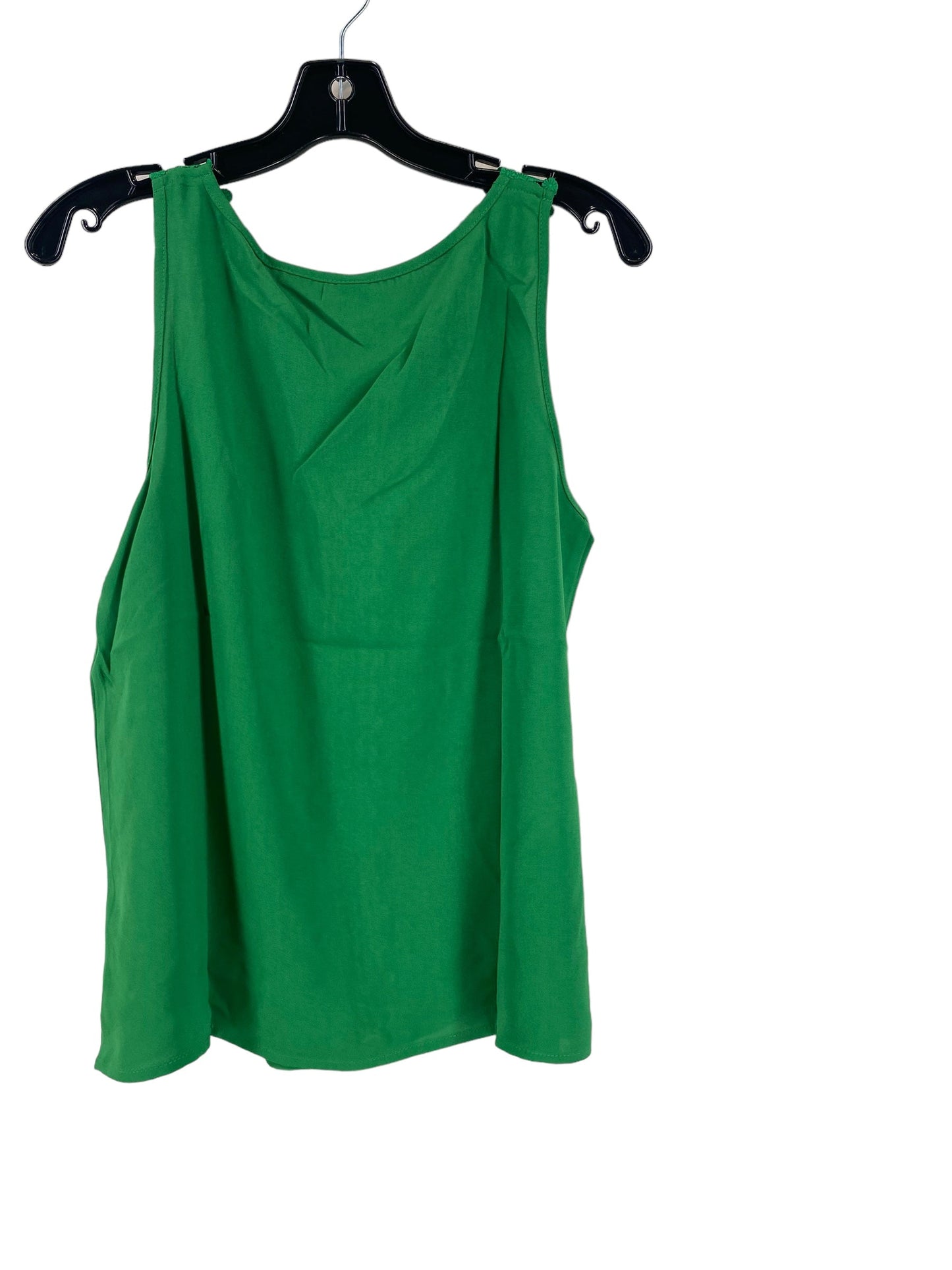 Green Blouse Sleeveless Shein, Size M