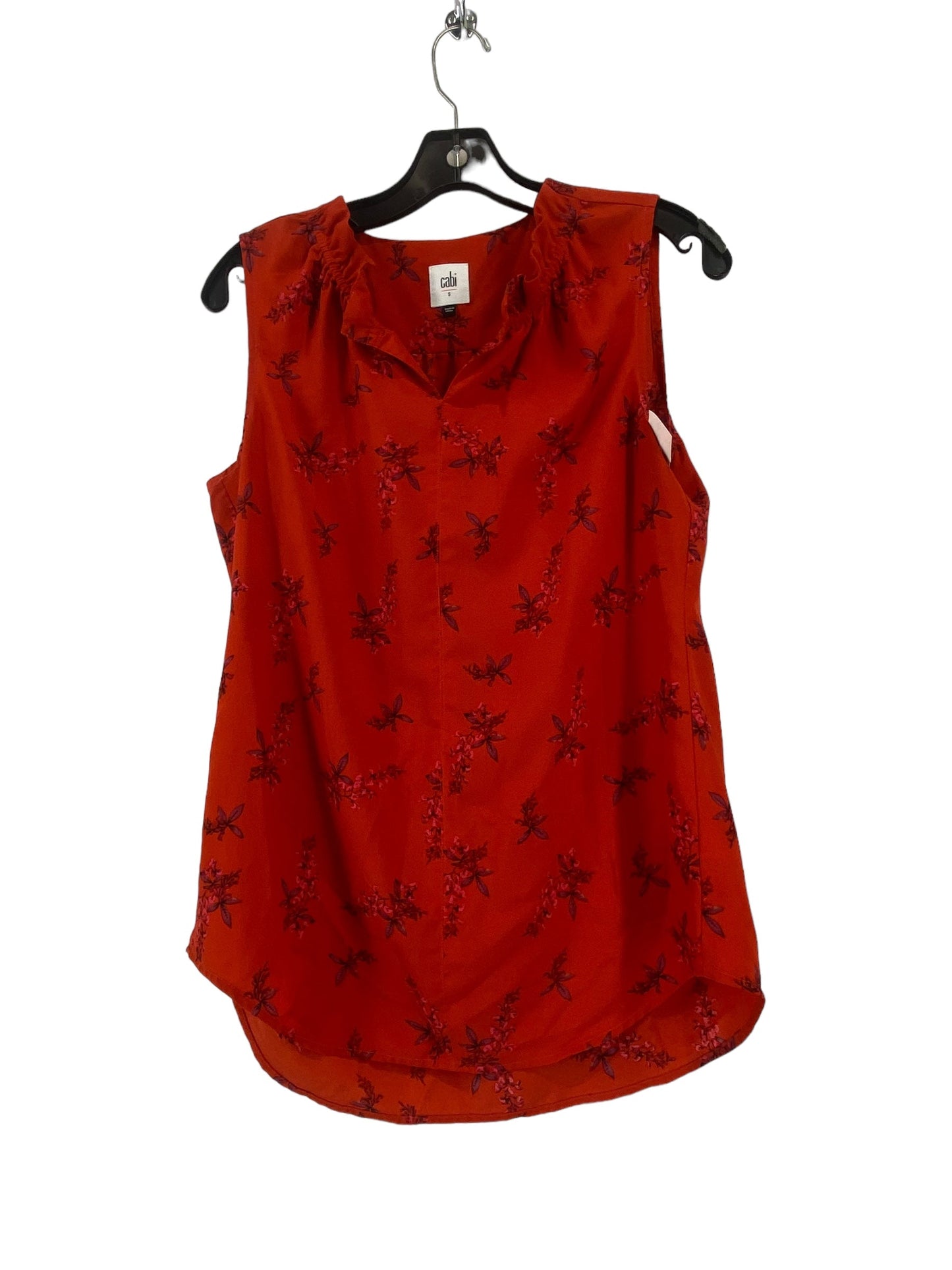 Red Blouse Sleeveless Cabi, Size S