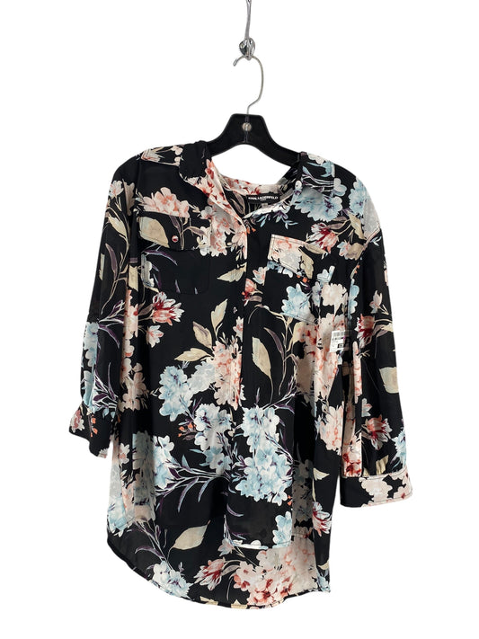 Blouse Long Sleeve By Karl Lagerfeld  Size: S
