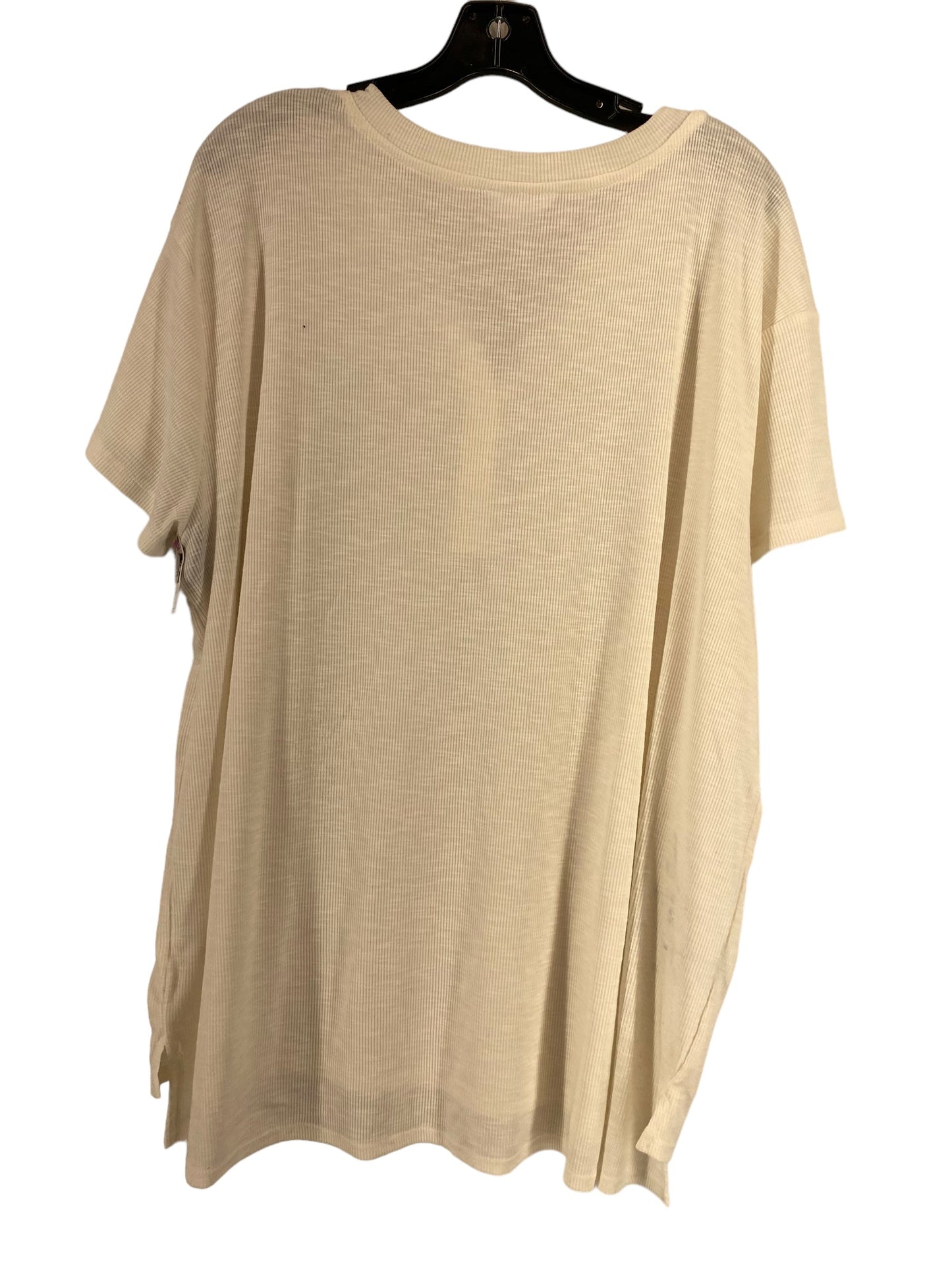 Top Short Sleeve Basic By Time And Tru  Size: Xxxl