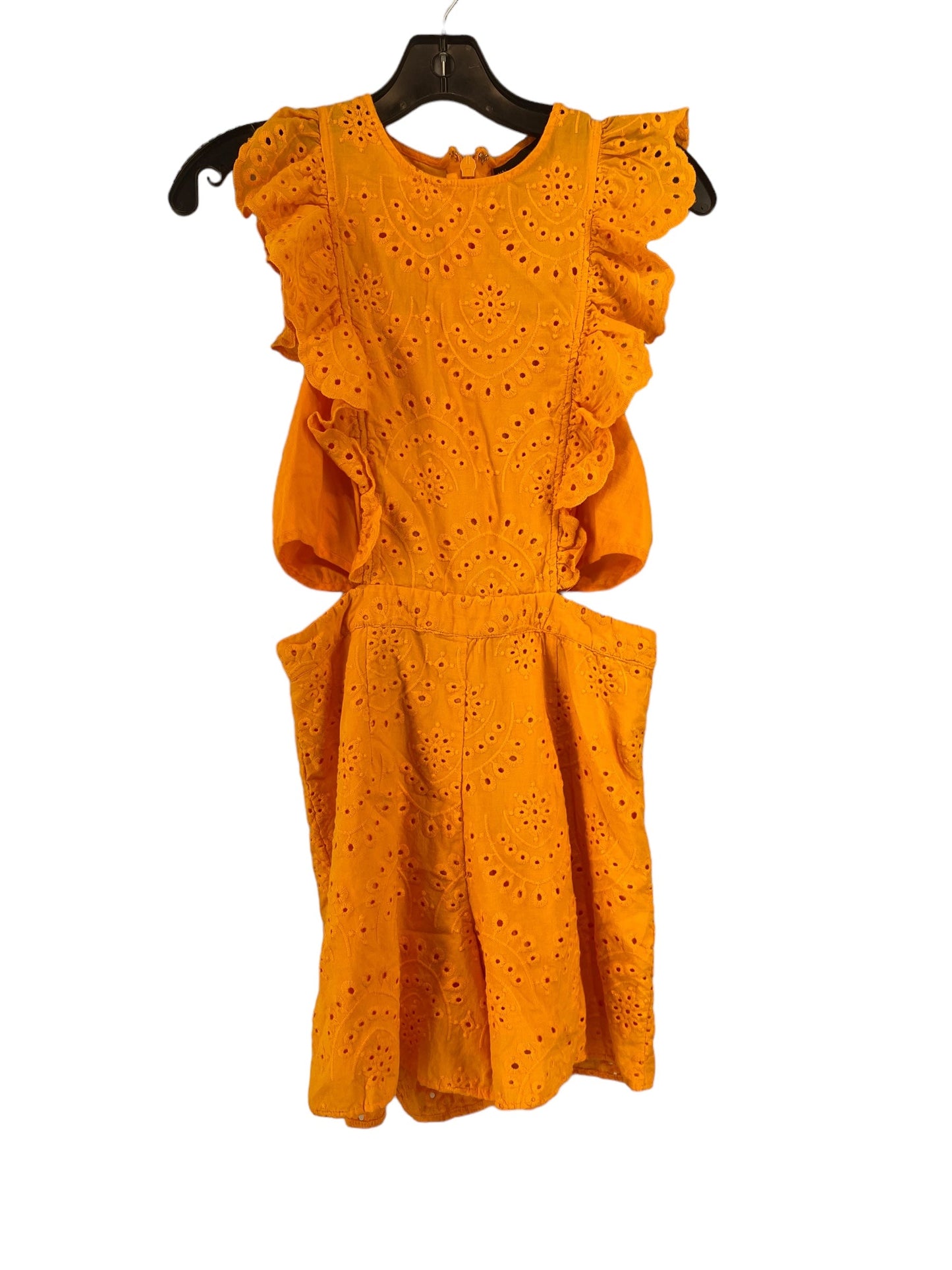 Orange Romper New York And Co, Size Xs