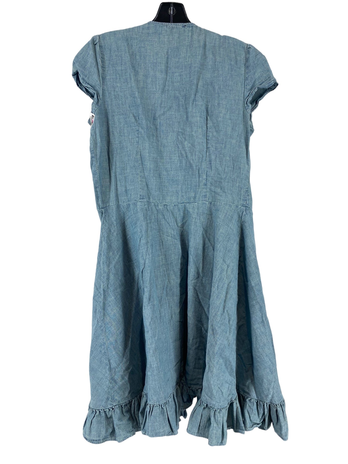 Blue Denim Dress Casual Midi Polo Ralph Lauren, Size 4