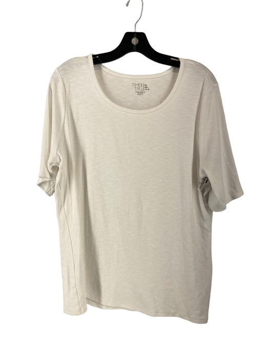 Top Short Sleeve Basic By Time And Tru  Size: Xl