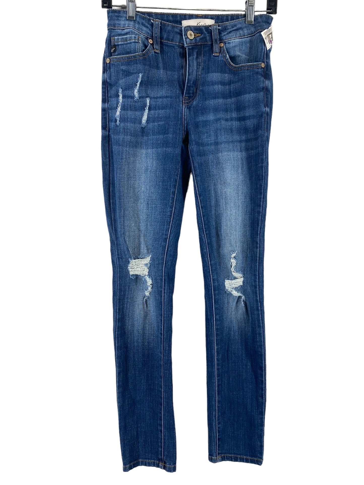 Blue Denim Jeans Skinny Kancan, Size 5