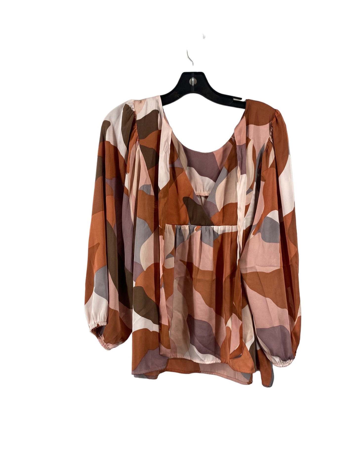 Blouse 3/4 Sleeve By Dr2  Size: Xl