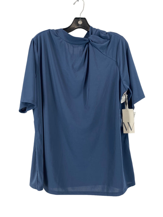 Blouse Short Sleeve By Worthington  Size: 1x