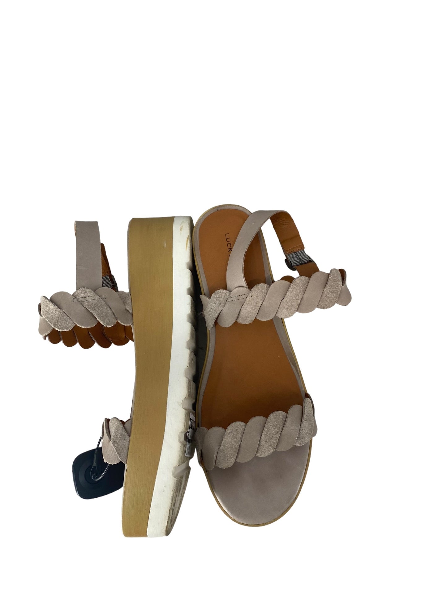 Sandals Heels Platform By Lucky Brand  Size: 9.5