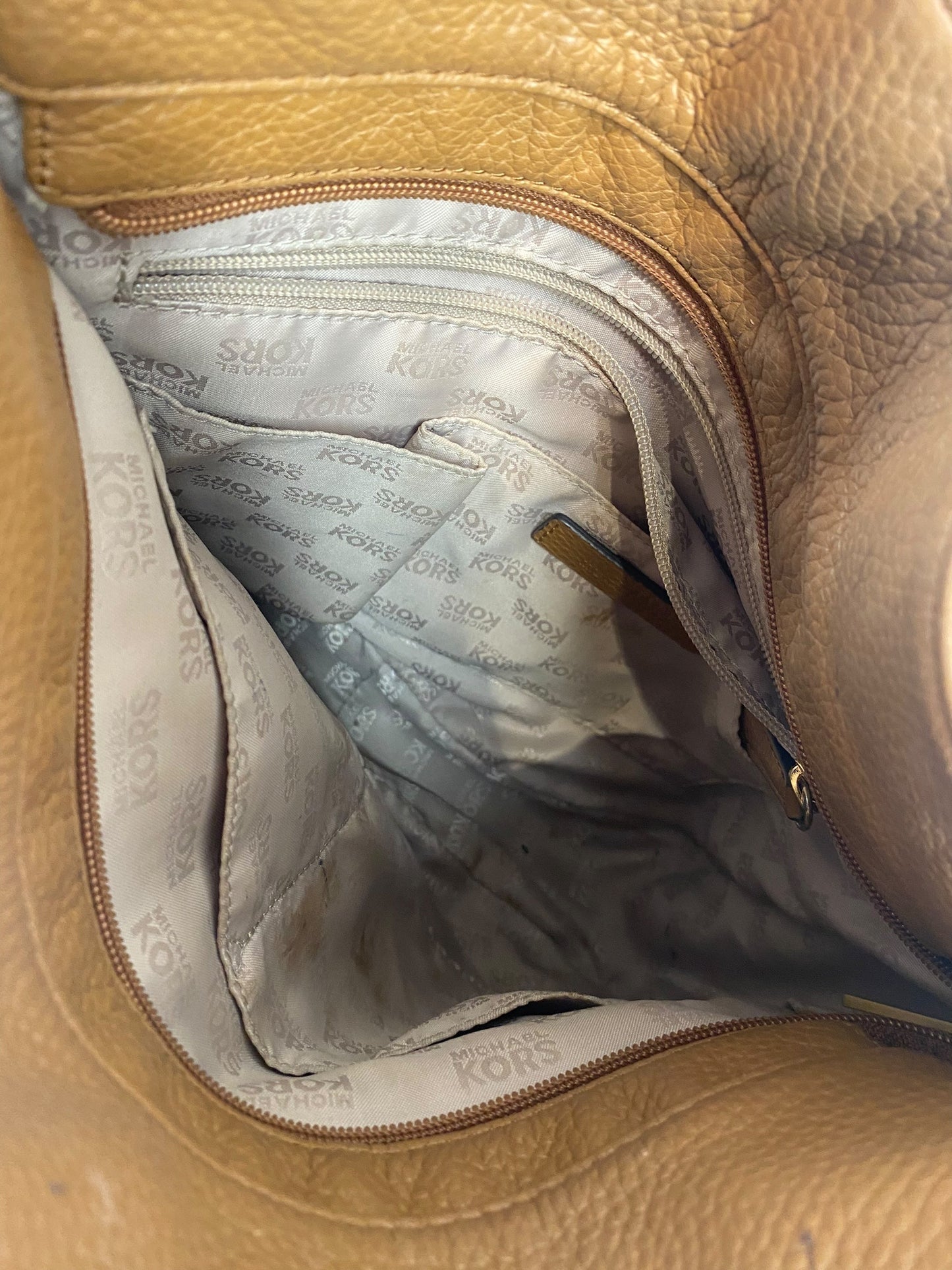 Handbag Leather By Michael Kors  Size: Medium