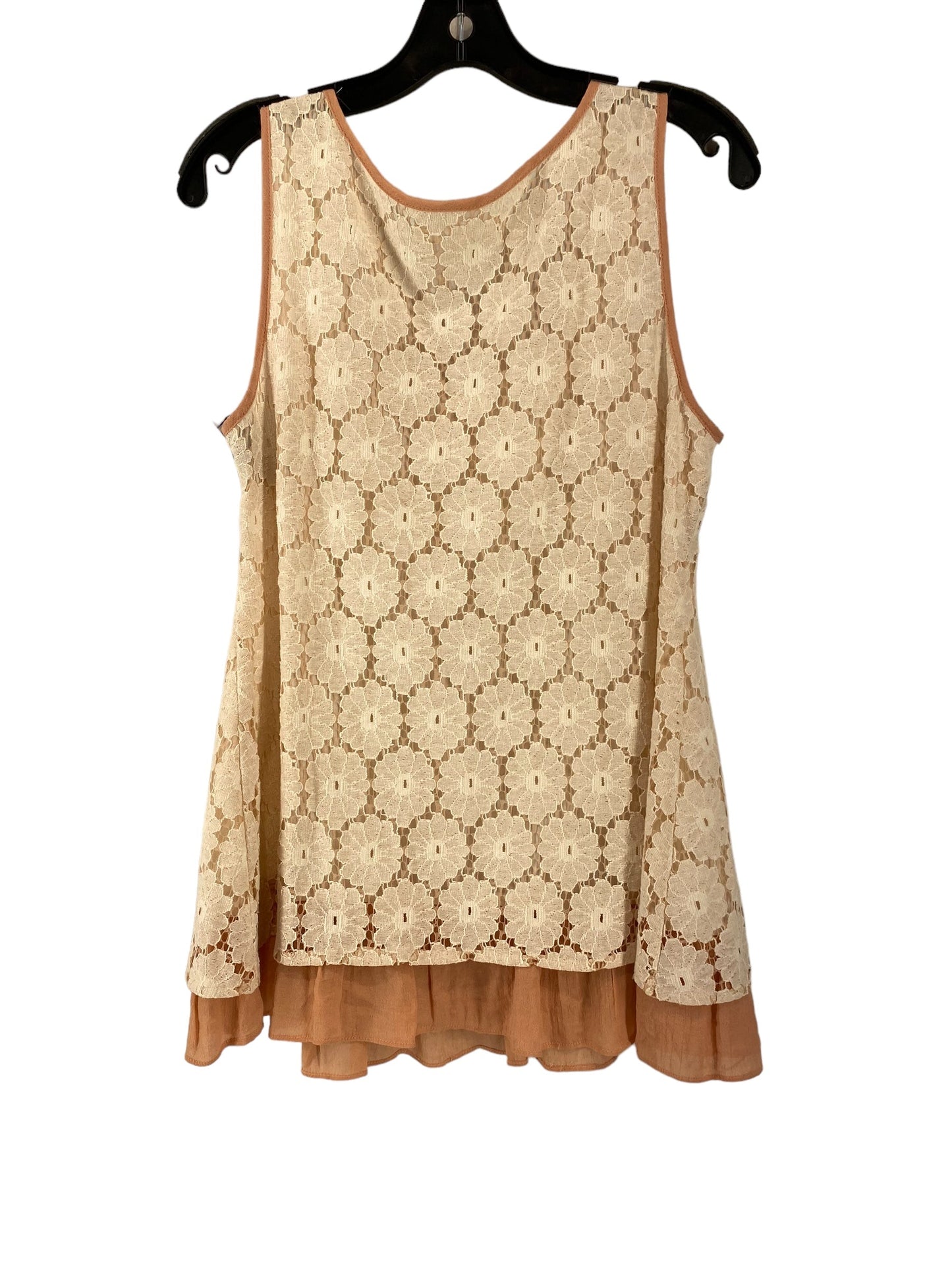 Cream Blouse Sleeveless Altard State, Size L